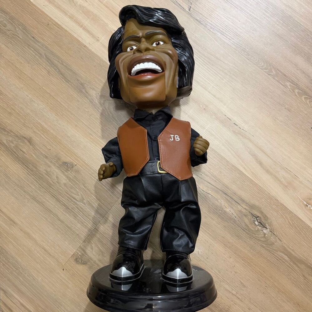 Vintage James Brown Dancin Shoutin Singing Doll Gemmy Pop Culture Icon Edition